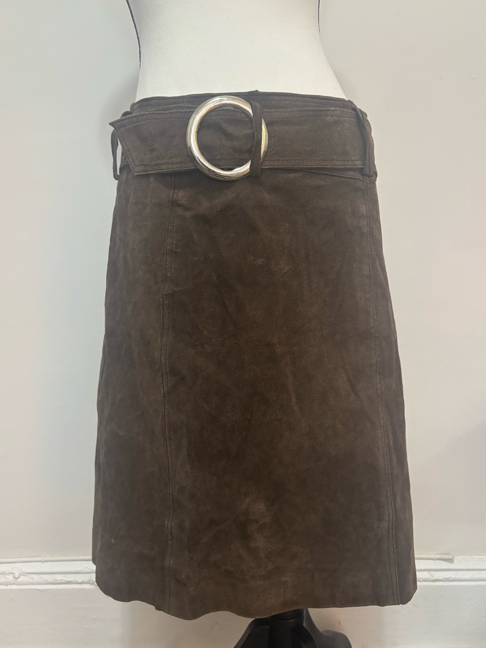 chocolate rave skirt with belt